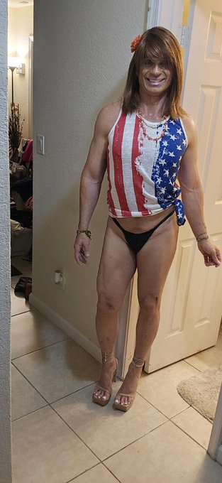 Red, white, and blue with a touch of sass!❤️🤍💙 https://t.co/AUmNnDCXkd<a href="/tag/love"class="tags"><span>#love</span></a><a href="/tag/sissy"class="tags"><span>#sissy</span></a>