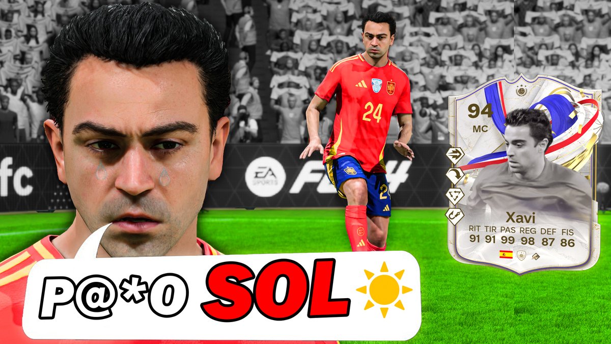 ERREELE4's tweet photo. 🫥 Xavi pero Excusas Deciden su Equipo

Con la salida de Xavi del Barcelona, ha decidido buscar un nuevo reto, pero esta vez como jugador, y le he hecho una plantilla entorno a el, para ver como rinde.

El video esta en YT 🔴, LINK ABAJO ⤵ https://t.co/0mgN3WjFjp