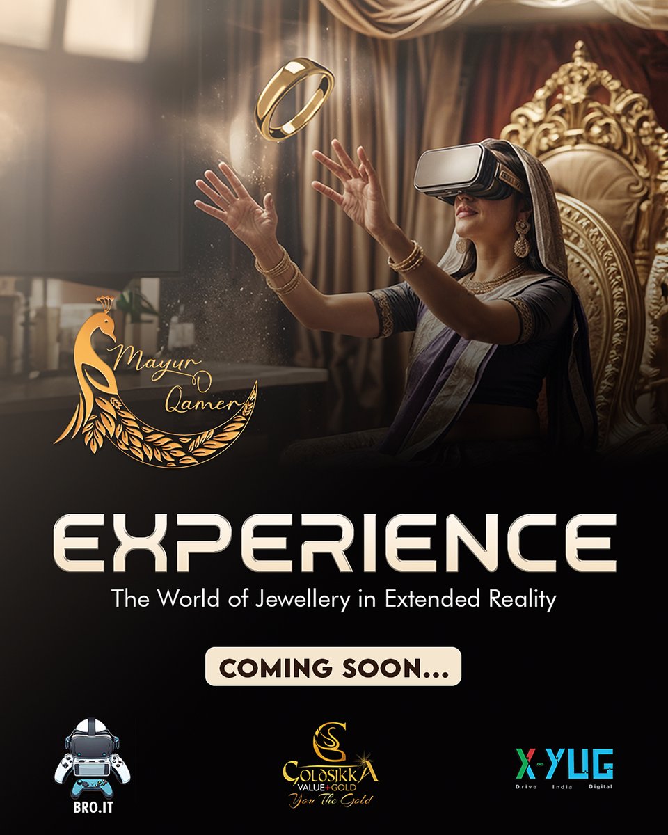 goldsikkaltd's tweet image. We are thrilled to announce the AR/VR Expo showcasing the exquisite jewellery designs of Mayur O Qamar! 
#augmentreality #virtualreality #jewelleryexpo #VirtualJewellery #ARVRExperience #VirtualEvent #InnovativeDesign #TechInFashion #DigitalFashion  #MayurOQamar #FutureOfFashion
