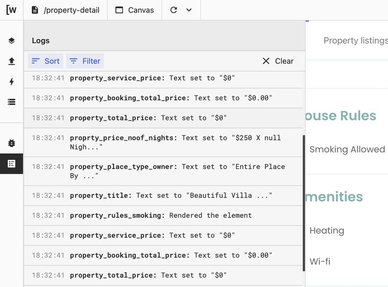 likhika_routray's tweet image. Ever since @wizedapp launched their logs panel, debugging has never been smoother!
Seriously, being able to watch actions trigger in real time is a total game changer.
#Debugging #Wized