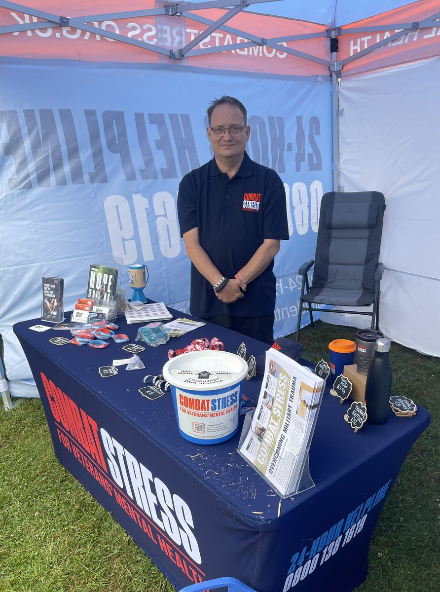 Great day supporting the  <a href="/CombatStress/">Combat Stress</a> charity with <a href="/B71Baggie/">B71 Baggie</a>