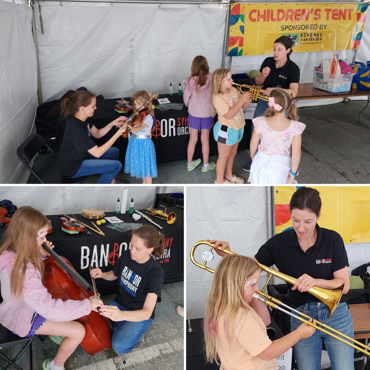 Join us at the Children's Tent at the Downtown Bangor Summer Sidewalk Art Festival today!