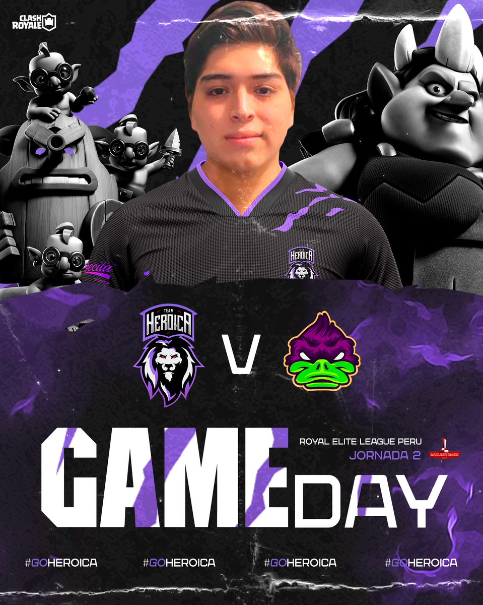 🟣 #CR - MATCH DAY ⚪

•Volvemos a ligas nacionales, contra un gran rival donde hoy no fallaremos.

¡ A Respetar La Localía Leones ! 🦁💜

🏆 <a href="/RoyalEliteLeag/">Royal Elite League</a> 
🔹️  Jornada 2
🆚 <a href="/DCTeamCR/">DC Team</a>
⏰  7:00 PM 🇵🇪 
📺  Twitch.tv/misteriotn
🎙️  <a href="/Misterio_sr24/">Misterio</a>

#WeAreTHeLions