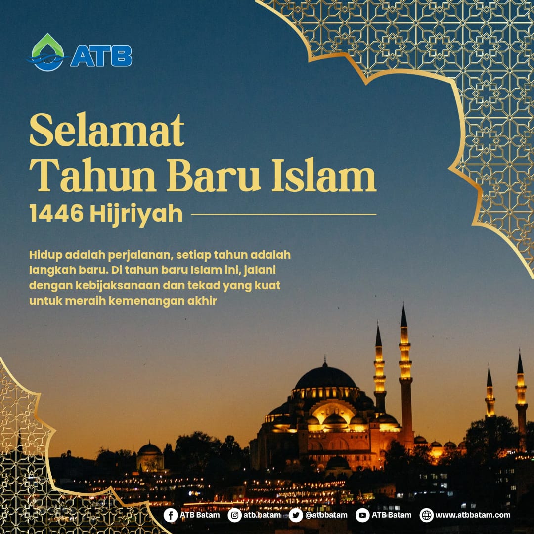 Tahun baru adalah momen untuk merenungkan perjalanan spiritual kita dan menetapkan tujuan yang lebih tinggi

Selamat Tahun Baru Islam 1446 Hijriyah
Semoga tahun ini membawa kedamaian dan kebahagiaan bagi seluruh umat
