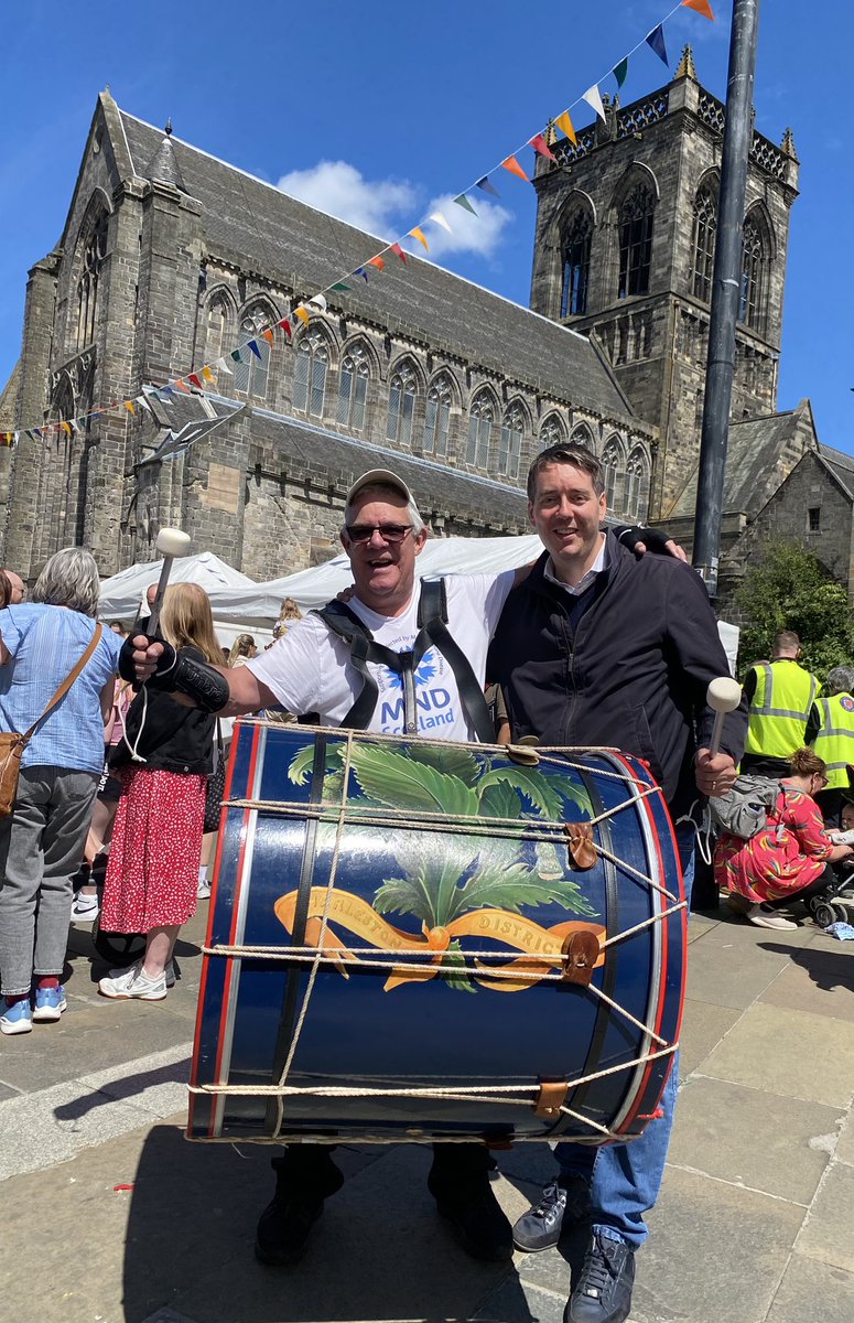 Fantastic to be at Sma’ Shot Day in Paisley with our newly elected Labour MP’s <a href="/Alison_S_Taylor/">Alison S Taylor, MP - Paisley & Renfrewshire North</a> &amp; <a href="/JohannaBaxter/">Johanna Baxter MP</a>.

The parade was led for the 32nd time by <a href="/TonyLawler2/">Tony Lawler</a> - what a legend he is!