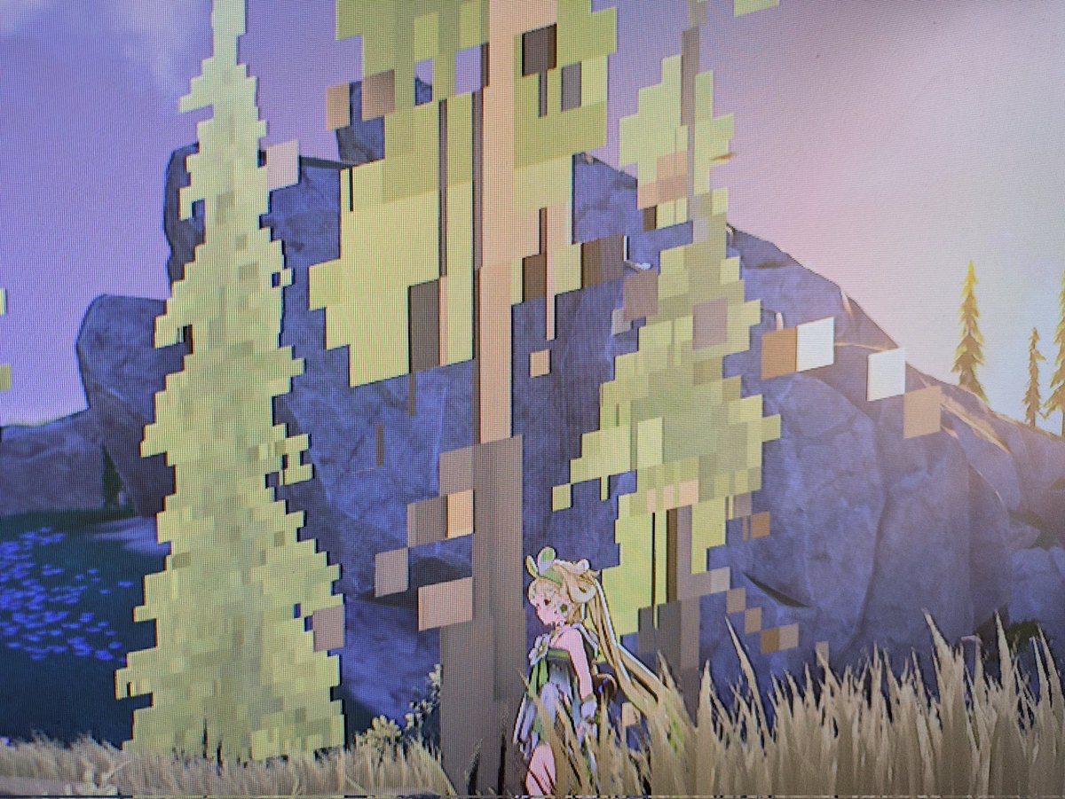 マリオの世界に入り込んでしまった鳴潮。