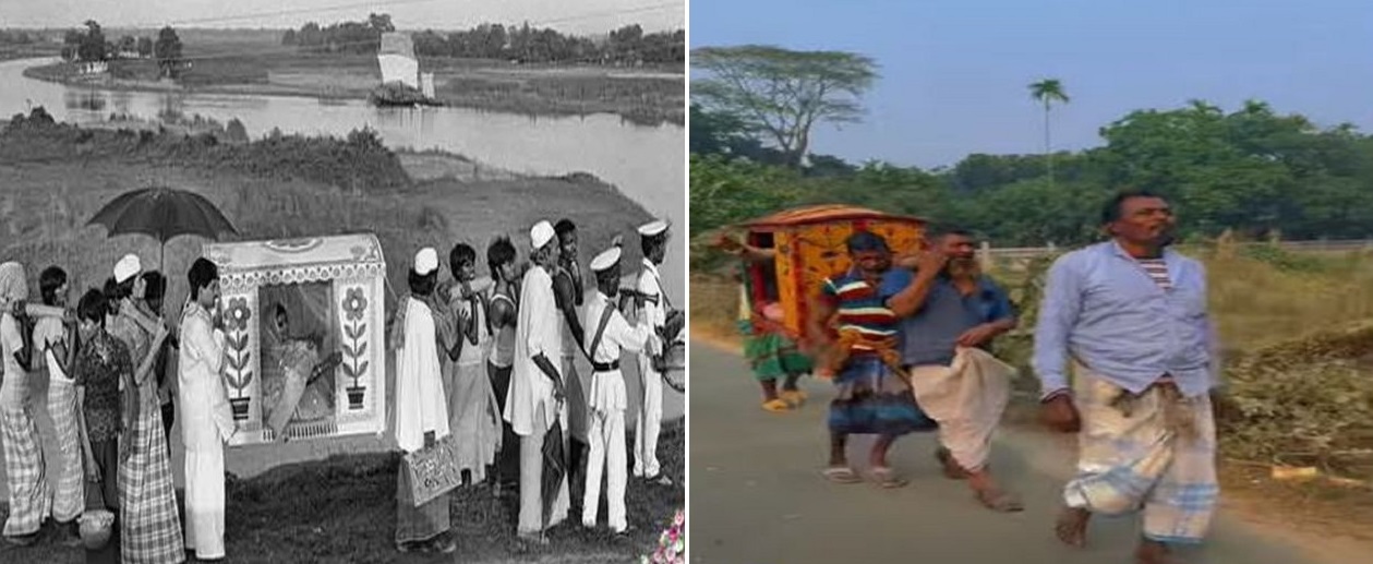 কাঁধের পালকি স্থান হয়েছে জাদুঘরে