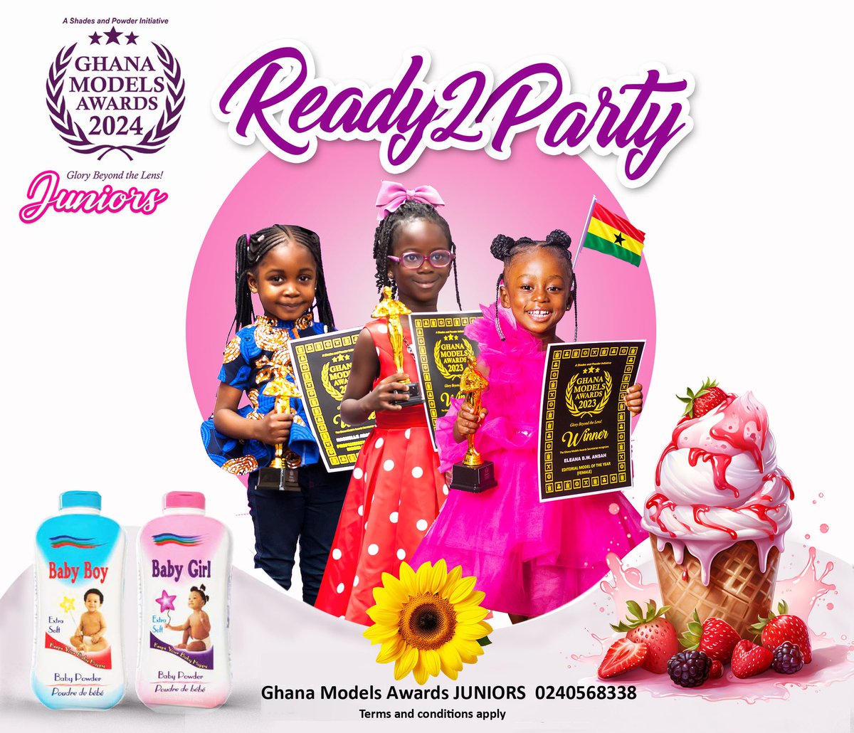 AwardsModels's tweet photo. We are R E A D Y to shake the place! Let's go! Keep supporting your favourite nominee! 

Ghana Models Awards JUNIORS 2024  Loading ...

#Ghanamodelsawardsjuniors2024 #Ghanamodelsawardsjuniors #childmodels  #kids https://t.co/BCpOQIqAQ0