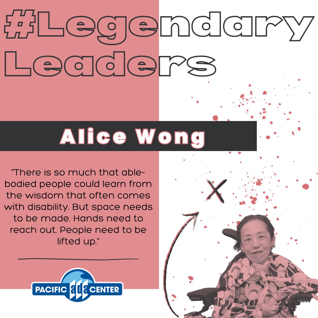 PacificADACtr's tweet image. Meet Alice Wong, a strong advocate for disability rights and founder of the Disability Visibility Project. As a queer disabled activist, Alice supports many voices and challenges social barriers. 

#DisabilityVisibility #LegendaryLeaders #PacificADACenter