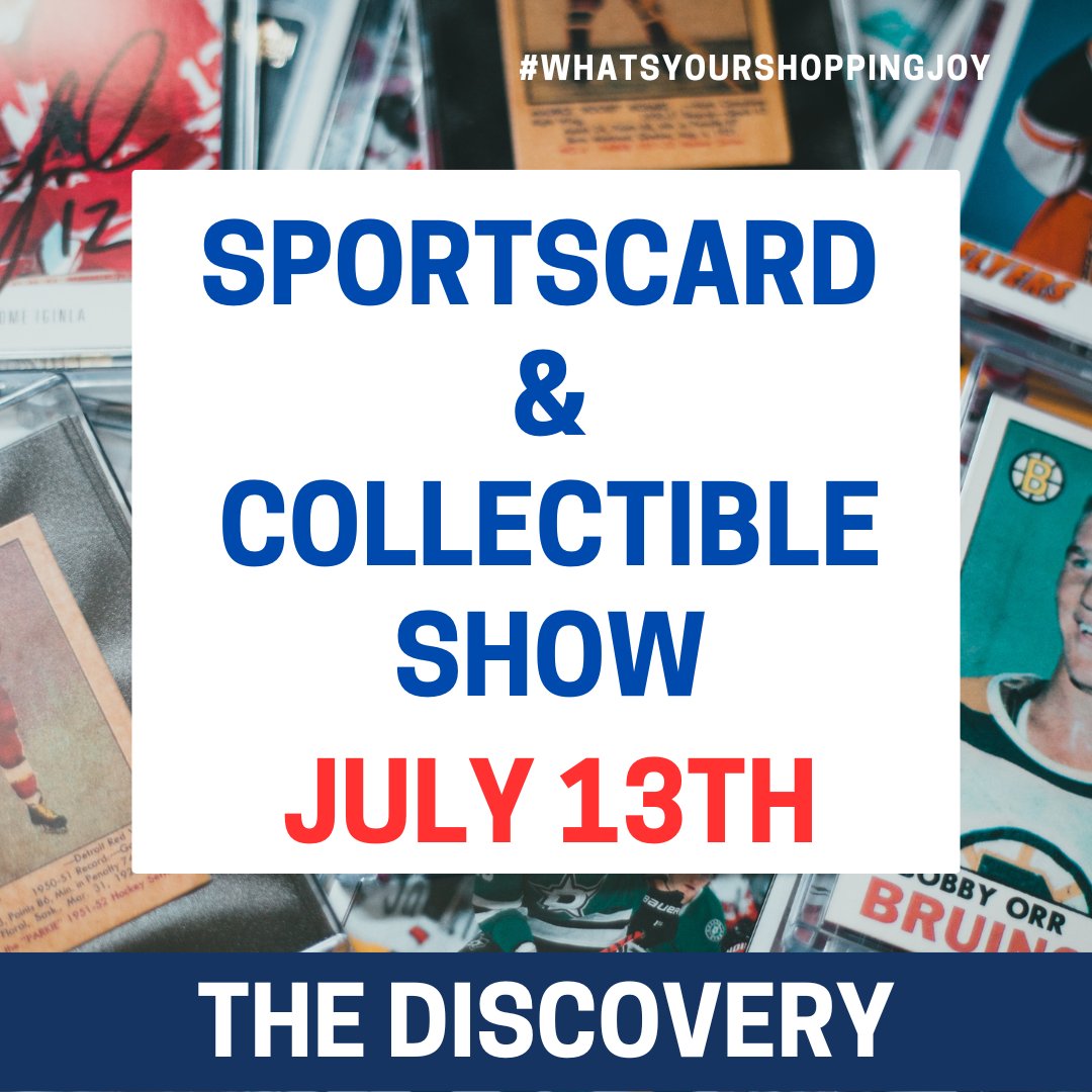 Get ready to score big at the Sportscard and Collectible Show Saturday, July 13th! With a wide range of vintage sports cards and one-of-a-kind collectibles, there's something for every sports fan. Join us from 10am to 5pm near RAD Cards and Collectibles! #SportsCards  🏈⚾🏀