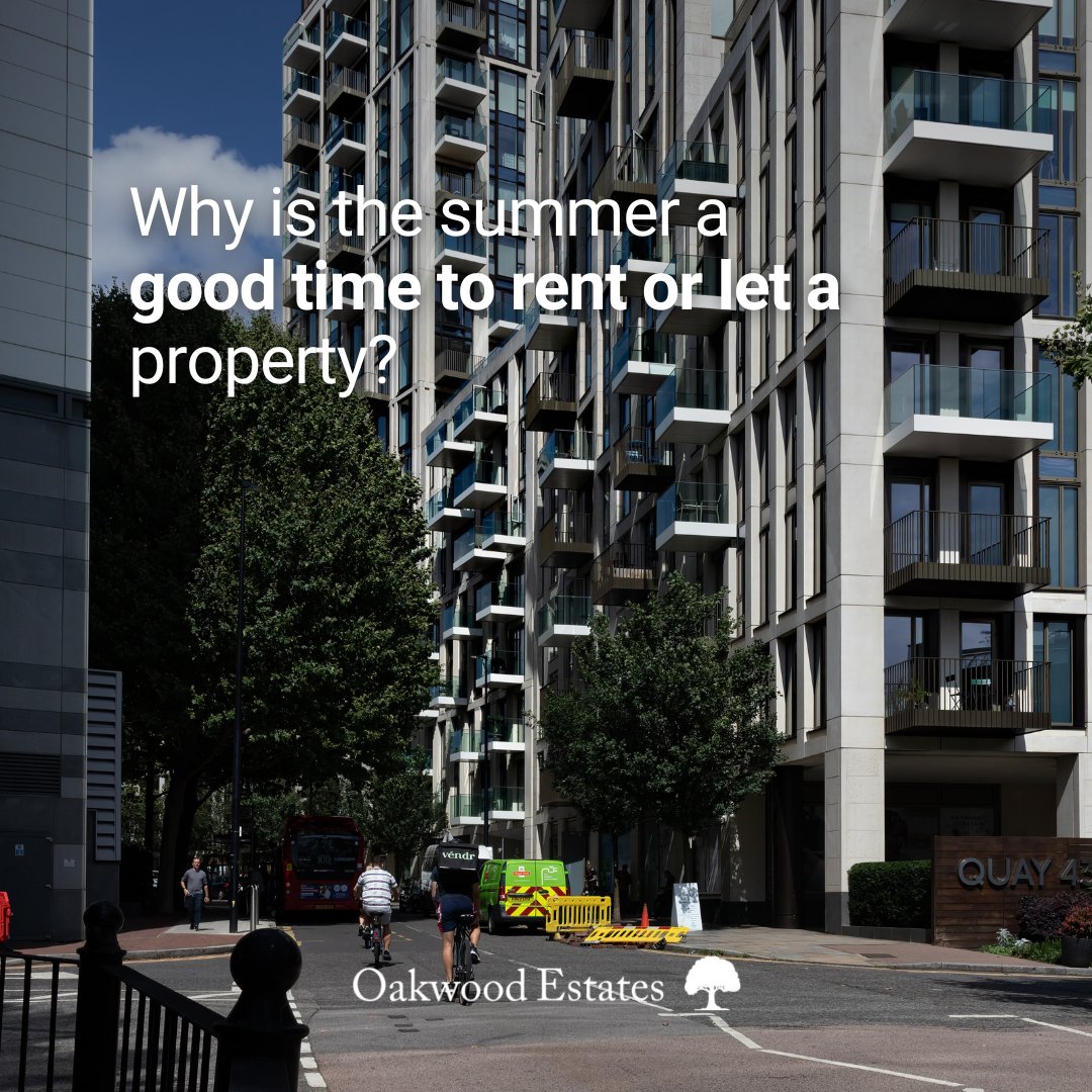 Summer is a great time to rent or let a property due to its blue-sky days, longer evenings, and warmer weather. ☀️

Register with us: oakwood-estates.co.uk

#Oakwoodestates #estateagent #community #property #homesofinstagram #home #tolet #landlord #rent #summer