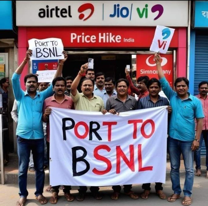 NimoBhau's tweet photo. BSNL अपनाओ सच्चे देशभक्त कहलाओ।

टिप:- #BSNL का नेटवर्क चांद पर भी है। अगर यकीन ना हो तो @isro चीफ को पुछ लो।

#BoycottJio #BoycottAirtel #BoycottVI https://t.co/zSFMU1qyYj
