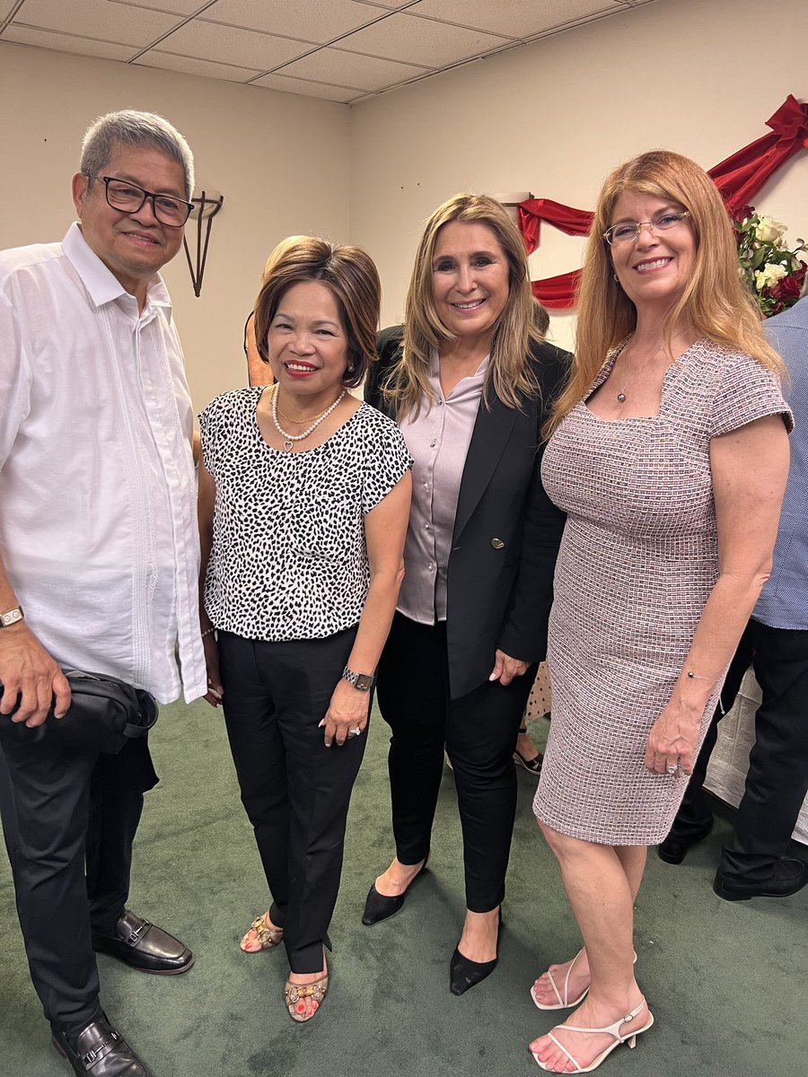 VictoriaDseaman's tweet photo. I was invited to and presented a certificate to the Philippine Honorary Consulate, Bella Aurora “Amie” P. Belmonte, to celebrate her first anniversary in Las Vegas.
#lvcouncil #lvccward2 #PhilippineConsulate #LasVegas #OpenHouse #Anniversary #BellaAuroraBelmonte #HonoraryConsul #CertificateOfRecognition #CommunitySupport #PhilippineCommunity #Celebration
@CityOfLasVegas @NaFFAA_National