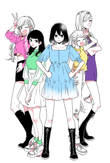 ゆり漫画読んでくださった方ありがと〜アイドルデビューしたあとはこう(右3枚) 