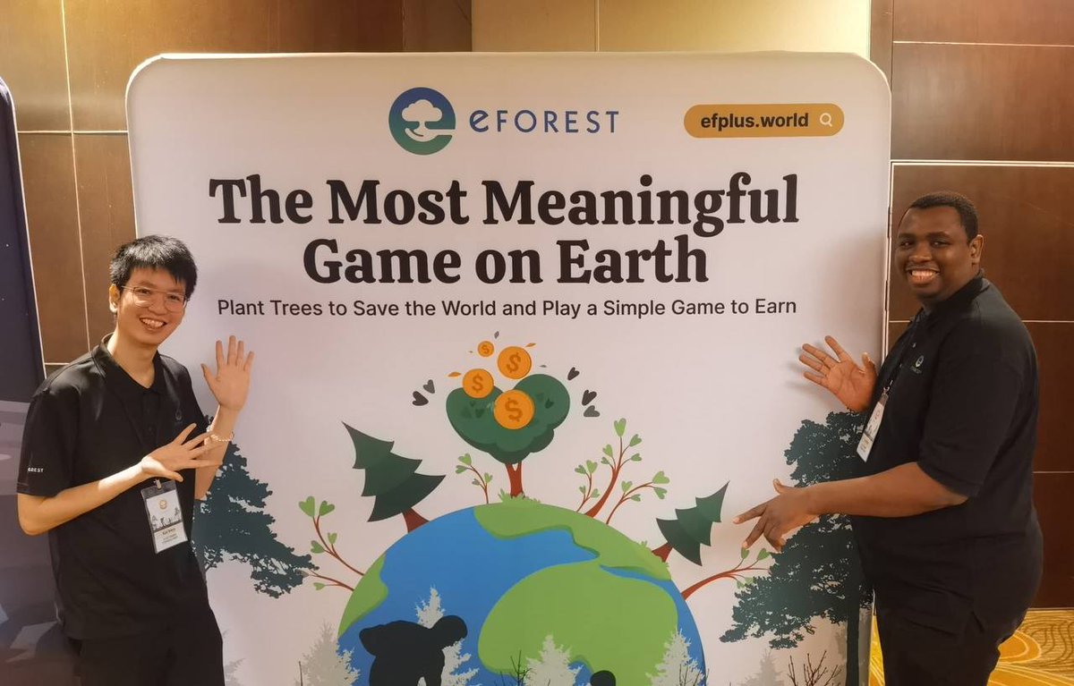 eforest2_world's tweet image. Good morning MMI Penang! From game to game-changer: eForest rewards your passion for the planet, making you a key player in the global movement to plant one billion trees to restore our forests — one tree at a time. Drop by the eForest booth to know more! 💚🌳

#eForest #trees