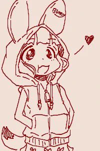 ちかごろのらくがき2うさみみフード 