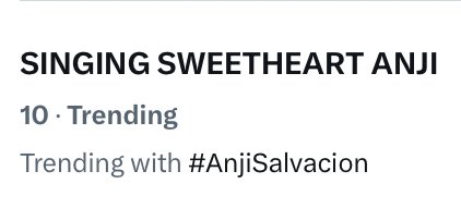 TeamAnjiTrends's tweet photo. Hello @ASAPOfficial we are now trending with the effortless default tag of Anji.

SINGING SWEETHEART ANJI https://t.co/EcV2rfkf1d