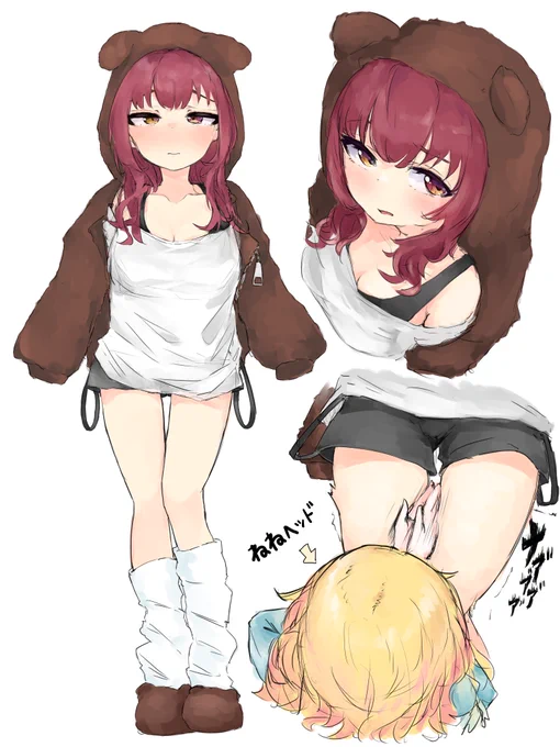 #宝鐘マリン新衣装2024  ラフな部屋着大好きなので 