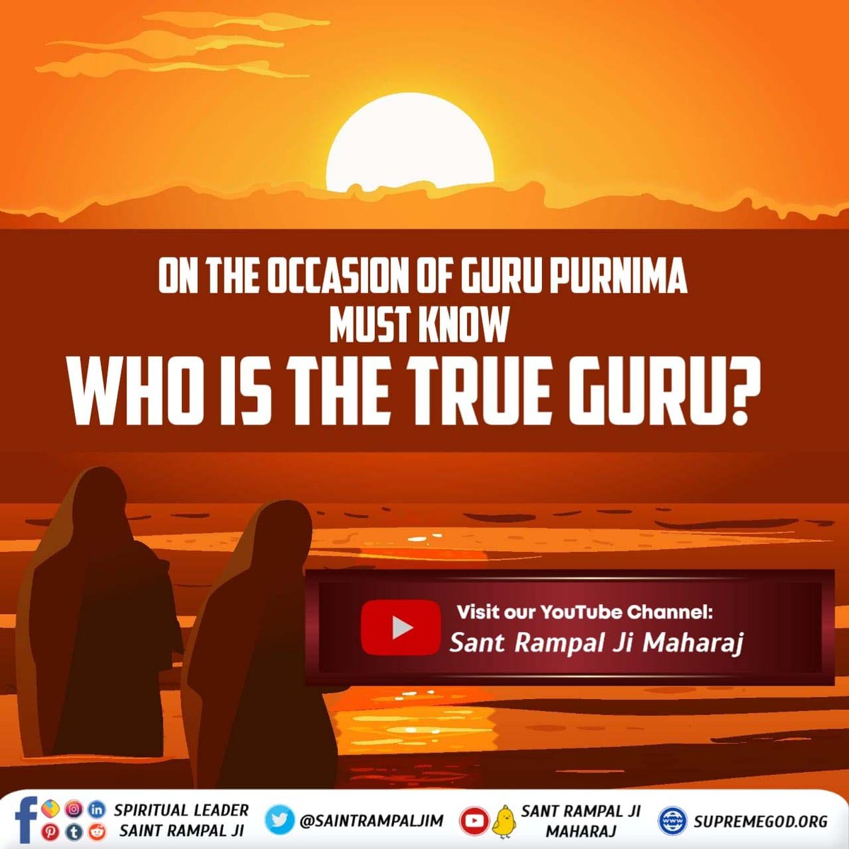 MeeraKu9838's tweet photo. #सच्चा_सतगुरु_कौन
On the occasion of Guru Purnima must know 
who is the true Guru?
Visit over YouTube channel: 
Sant Rampal Ji Maharaj https://t.co/YbTDBChlri