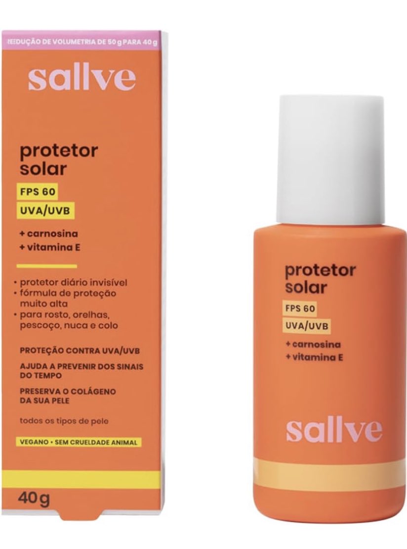 BooksNotBoys_'s tweet image. Ultimo dia de #AmazonPrimeDay2024 

🧡 Sallve Protetor Solar 40G - Fps 60 Uva/Uvb

Por apenas R$31,90 💸
↪️ amzn.to/4danlYC