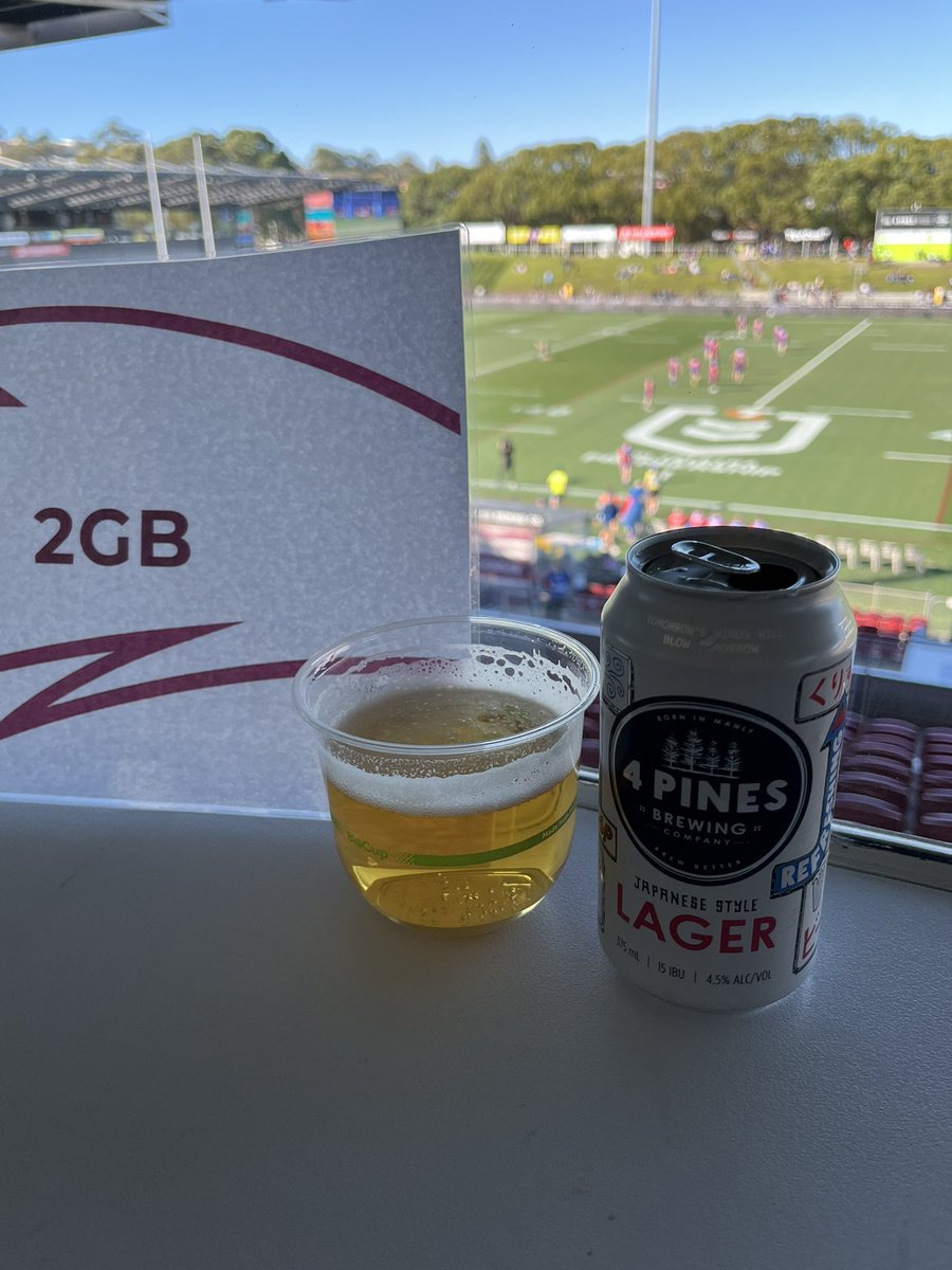 SeaEagles's tweet photo. This one’s for you, ‘Thirsty’ ❤️

Game Day will never be the same at 4 Pines Park without the great David Morrow. 

#GoManly https://t.co/MlWo7SGnWC