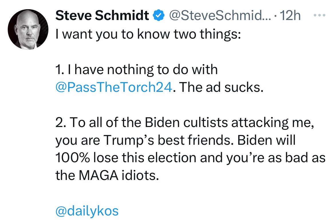 taradublinrocks's tweet photo. I want you to know two things:

1. He’s lying 

2. He tweeted about me EIGHT TIMES IN A ROW today (check his profile) & the last time he tweeted was 10 hours ago because all of Twitter started coming for his lying bitchass 

Now is when I block #Schmidthead & you should too

(especially if you’re a woman because I hear he likes to slide into women’s DM’s & send them unsolicited shirtless photos🤮) 

BYE SCHMIDTHEAD! Enjoy watching #BidenHarris win again!