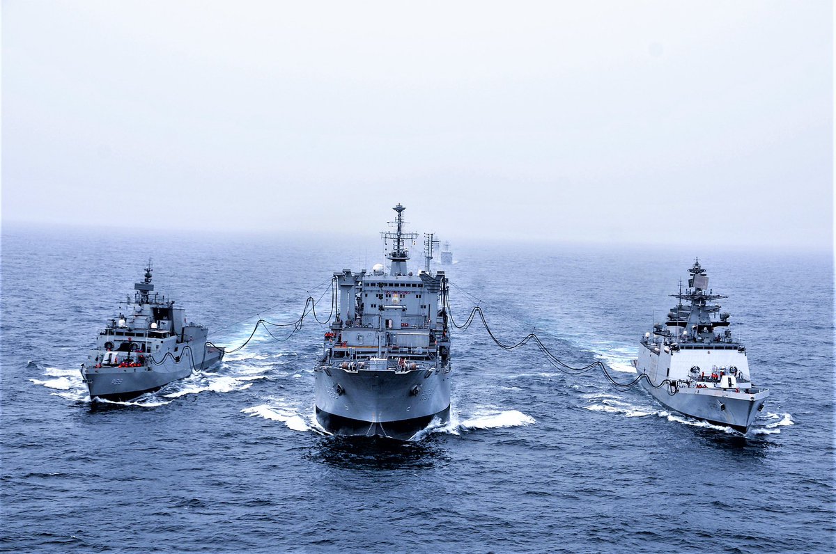 Ins Jothi #INSJyoti, the largest tanker of the #IndianNavy celebrated her 28th ...