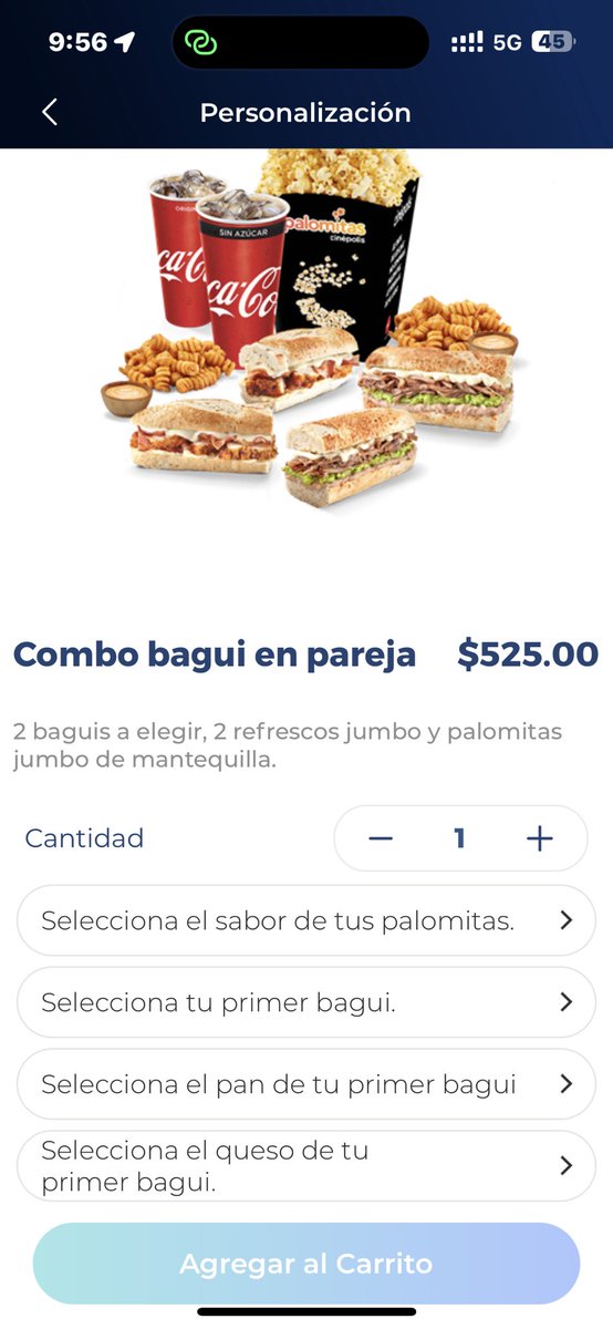 serviciostulum's tweet photo. @Cinepolis lo mismo de siempre ofrecen combos y no cumplen, (falla la app) y cuando quieres comprar en la sala cuesta 300 pesos más. No deberían ofrecer y no cumplir. https://t.co/gM7wKdWzWp