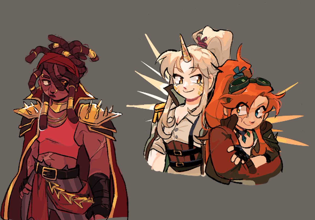 all the stuff i drew from the magma! 