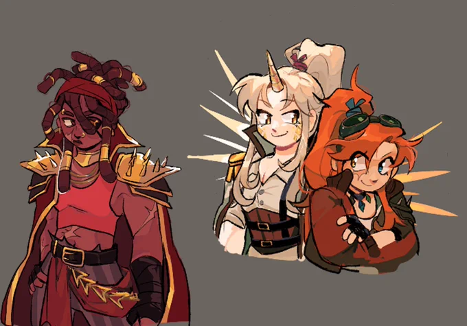 all the stuff i drew from the magma! 