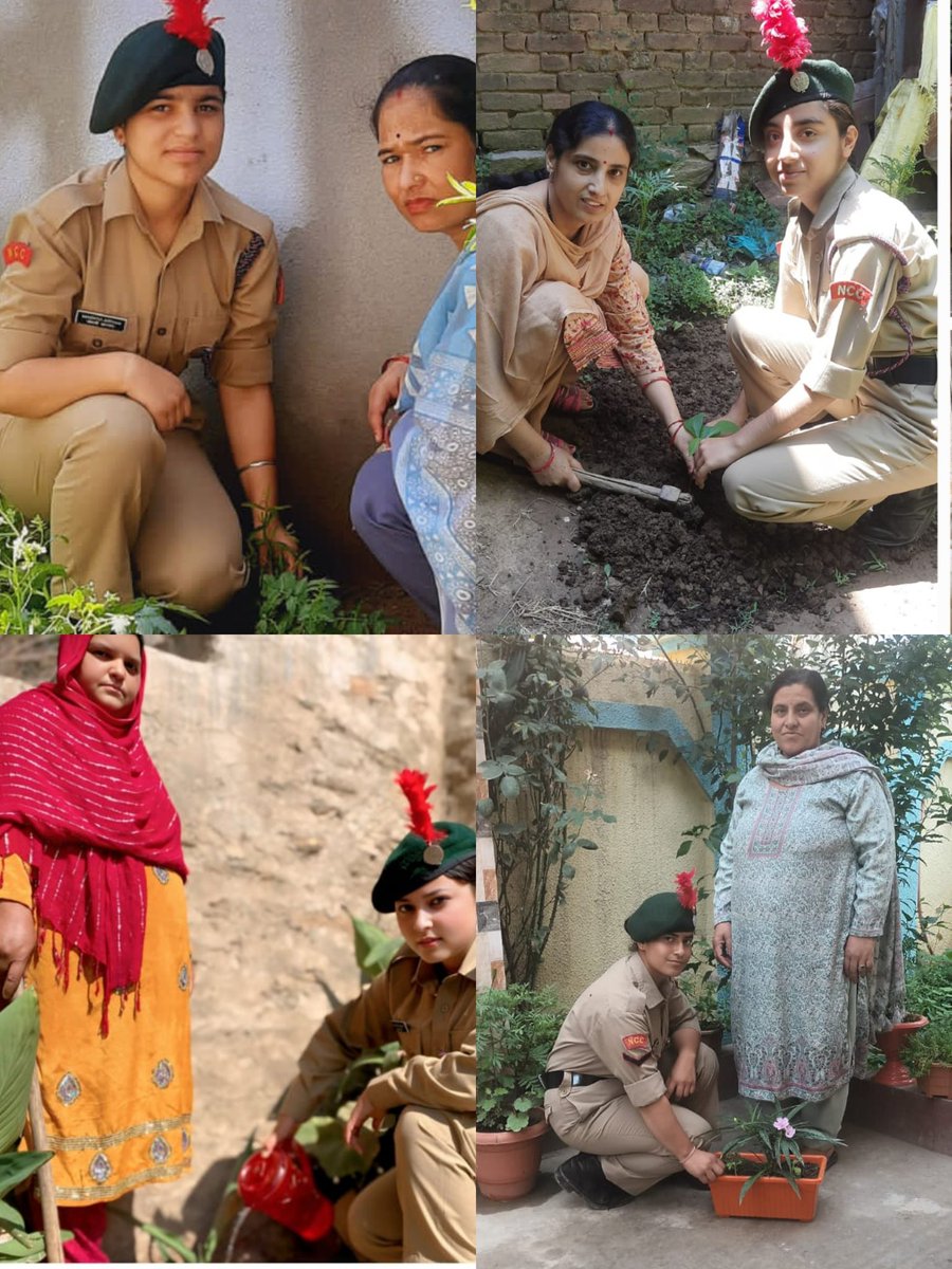 nccgdckish6340's tweet photo. TREE PLANTATION DRIVE BY NCC CADETS IN COLLEGE AND HOME UNDER 'EK PAD MAA KA NAM'
#profprithviraj#dgncc#jk&amp;ldte https://t.co/QvTaraVsVb