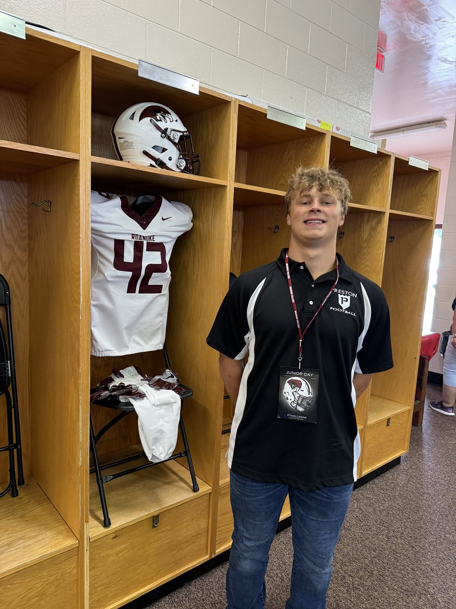 LikensEthan's tweet photo. I want to thank @Coach_Ven3 and @CoachGiancola for having me down for their junior day today! Loved the environment and what the school has to offer! @BryanStiney https://t.co/irNRuVOjsh