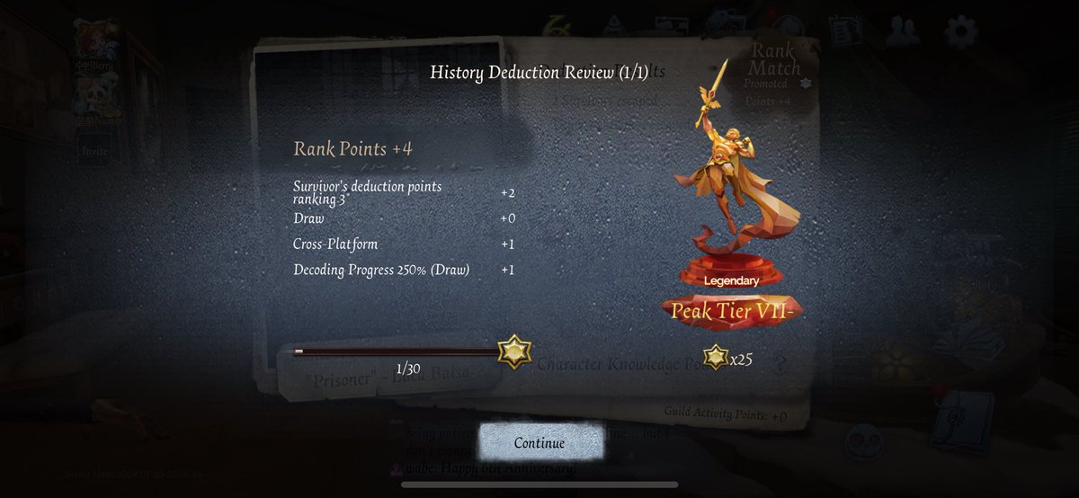 Thank you all for my journey from elk 5-titan. I appreciate everybody supporting me and I can’t wait for next season!