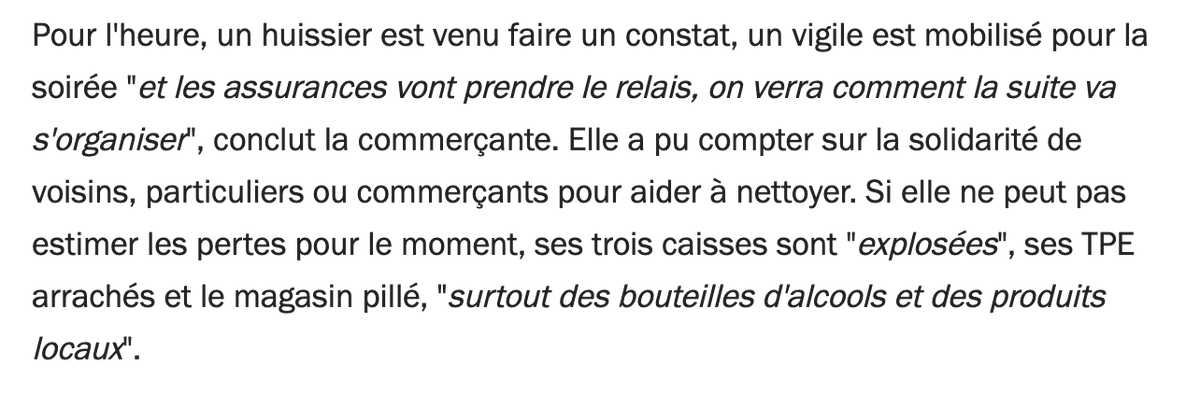 GeWoessner's tweet photo. Un jeu amusant, pour les étudiants en école de journalisme.
À La Rochelle samedi, des manifestants ont pillé une supérette. Voici comment 4 journaux en rendent compte. Sauras-tu retrouver les titres correspondant ? https://t.co/3ncSWWuCjd