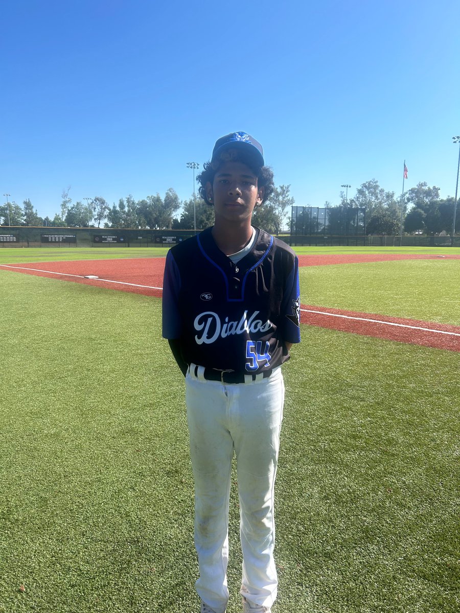 FiveToolCA's tweet photo. F: Diablo Azules 7, Rawlings Tigers Orange County 17U 0
PoG: @kalilgray17 7 IP, 0R, 3H, BB, 3K https://t.co/QwSLkAPyFf