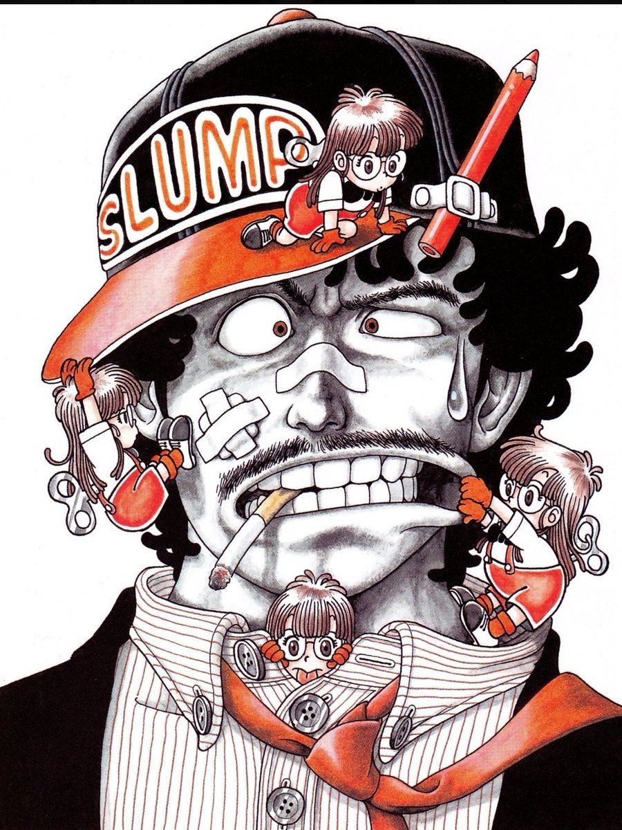 TheOtaking's tweet photo. Dr.Slump - Akira Toriyama - 1980/1984 https://t.co/WZWvfjDlfw