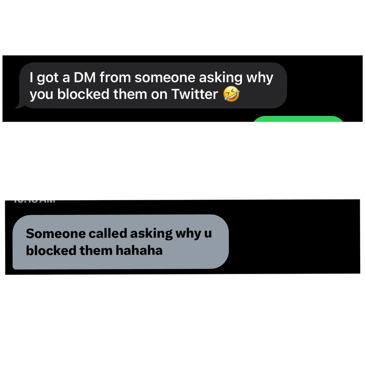 PrettyInInk_79's tweet photo. 💀🤣
If I blocked you, it was for a reason 🤷🏻♀️
You probably were acting like a little Bitch… GET OVER IT #STOPasking
#Youguysknowwhy no need to call or mssg asking why 🤦🏻♀️
And yes this was different people asking 😆🙂 https://t.co/23AoFFBfpj