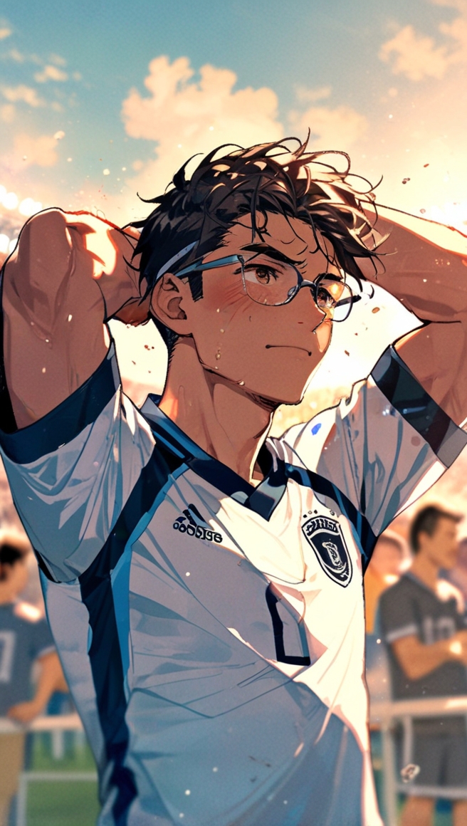arksitark's tweet photo. Let's play football⚽️⚽️#aipicture #AIイラスト
#bl #yaoitop #animeboy https://t.co/2G4oPZMwAG
