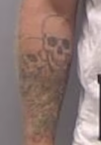 IncarcerNation's tweet photo. Tattoos seen on the booking photo of Sandra Massey's killer cop Sean Grayson
https://t.co/bqUiquiP91 https://t.co/WlQFIQ6xyl