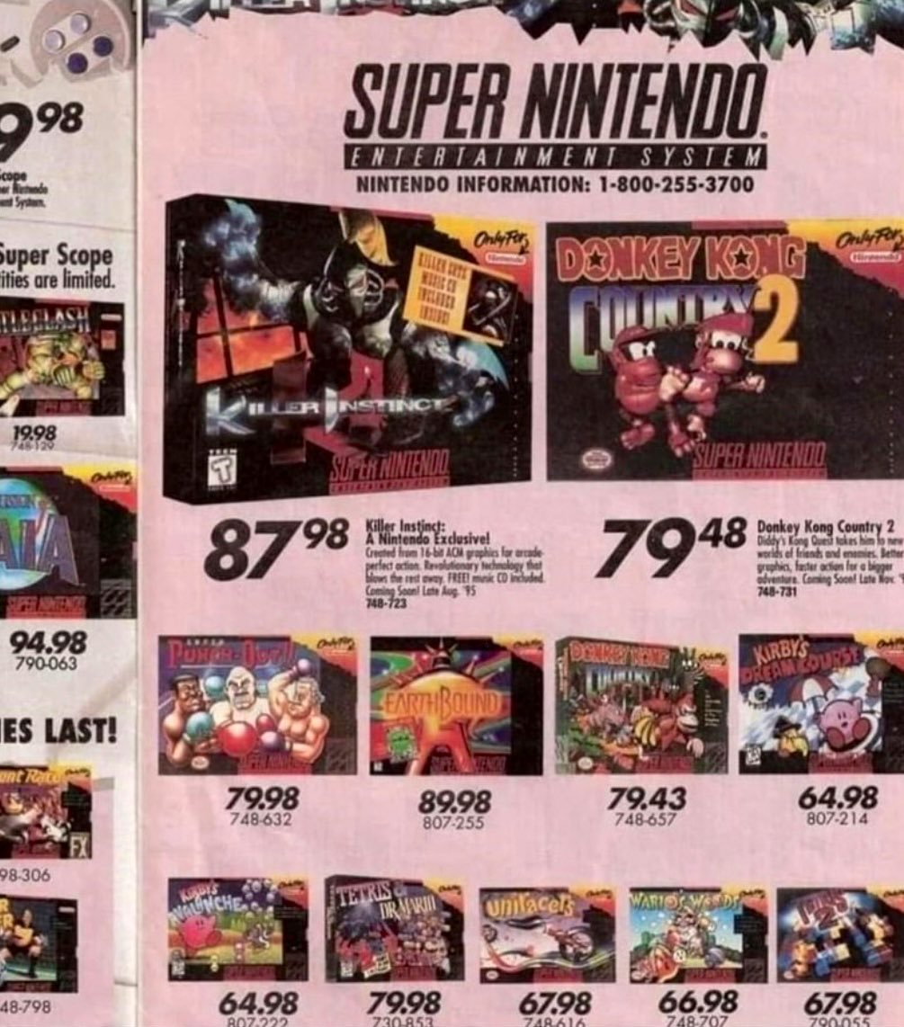 LoveRetroBTW's tweet photo. To think game prices seem high today, how about back then? https://t.co/Lk964hfIpK