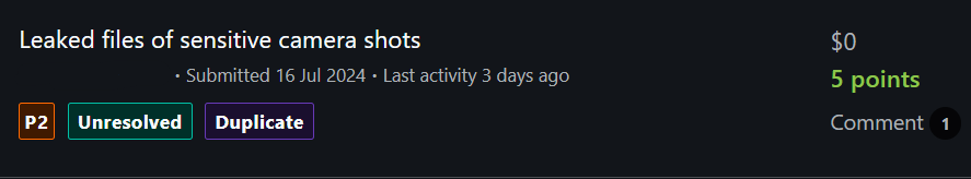3rd p2 Duplicate in the same week... 💀💀

#BugBounty #bugcrowd