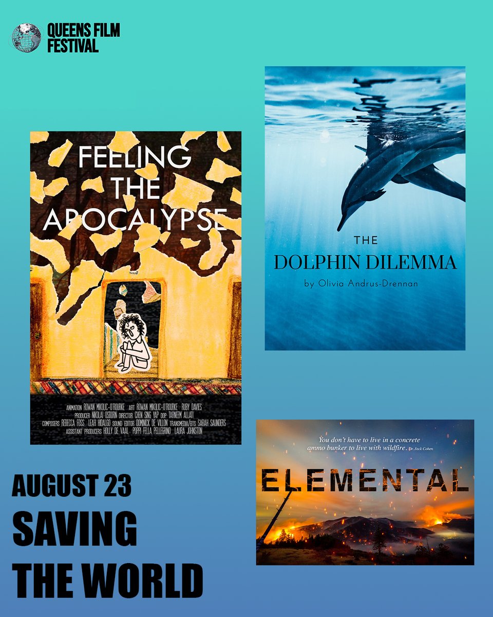 Unispherefest's tweet photo. We are pleased to announce our third program.

Saving the World features three documentaries. Two shorts and one feature that offer hope in fighting the climate crisis and the solutions that can save our planet.

Tickets on sale now at https://t.co/DeG9ghtUfo https://t.co/ga1D6EIjwr