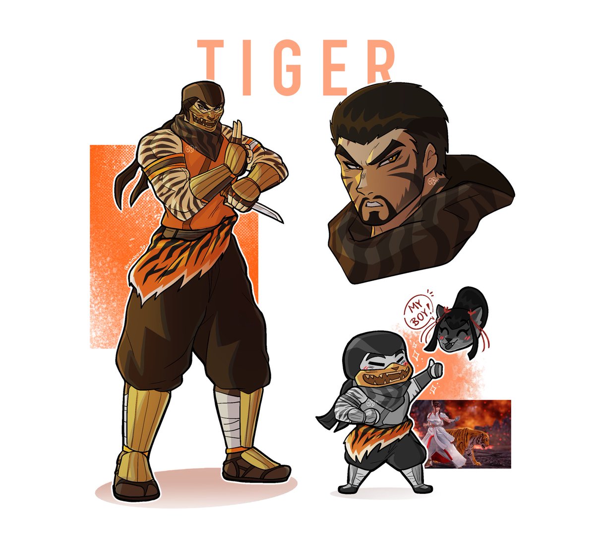 Part 92]✨ Tekken X Human-Version🌱 Oops! ~ it's not #Kuma 🐠