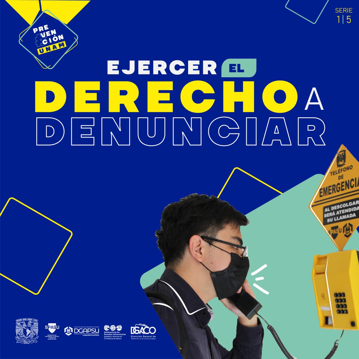 Comunidad_UNAM's tweet photo. ⚠️💙#PrevenciónUNAM es #Ejercer nuestro #DerechoaDenunciar 
#EnComunidadNosCuidamosMejor #UNAMComunidadSegura https://t.co/hpVmgJd1zm