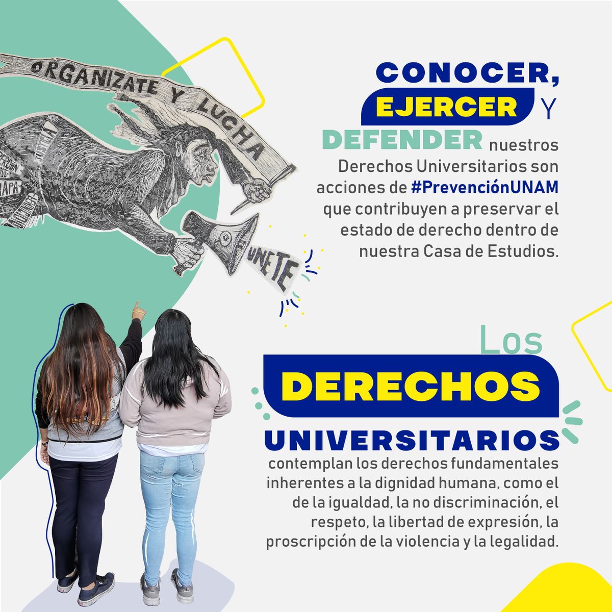 Comunidad_UNAM's tweet photo. ⚠️💙#PrevenciónUNAM es #Ejercer nuestro #DerechoaDenunciar 
#EnComunidadNosCuidamosMejor #UNAMComunidadSegura https://t.co/hpVmgJd1zm