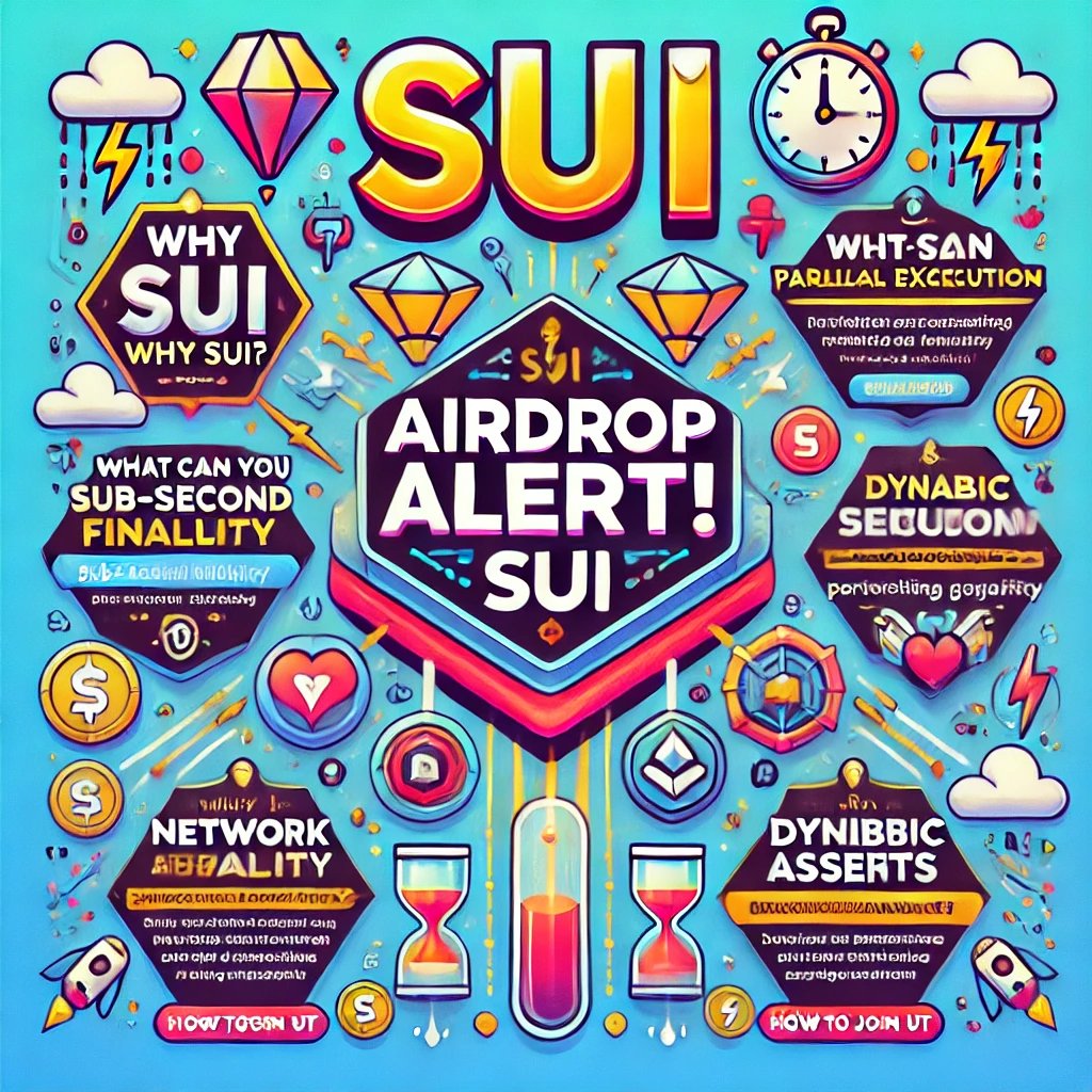BTC_TopG's tweet photo. Sui Airdrop Alert! 

Sui, a cutting-edge Layer 1 blockchain, is airdropping its native SUI token! 

Don’t miss this fantastic opportunity to get involved with a revolutionary blockchain project.

 Why Sui?
Sui utilizes an object-centric model built on the powerful Move programming language, offering unparalleled features like: 
⚡️ Parallel execution for faster processing 
⚡️ Sub-second finality for quick transactions 
⚡️ Dynamic on-chain assets for versatile applications

What Can You Do with SUI?
SUI token holders can leverage their tokens for: 
- Paying network fees 
-  Staking with validators to secure the network 
- Providing native asset liquidity to on-chain applications 

Participating in decentralized governance

Why Sui Stands Out:
Sui’s design focuses on horizontal scalability in both processing and storage, allowing it to support a wide range of applications efficiently and at a low cost.

🔗 How to Join the Airdrop:
1️⃣ Sign up and verify your email on Sui’s platform. 
2️⃣ Complete the KYC verification process. 
3️⃣ Claim your SUI tokens and start exploring the Sui ecosystem!

Don’t miss out on this incredible chance to be part of the Sui community and benefit from its groundbreaking technology. Act now and secure your SUI tokens today! 

#SuiBlockchain #CryptoAirdrop #SUI #Blockchain #Crypto #DeFi #CryptoNews