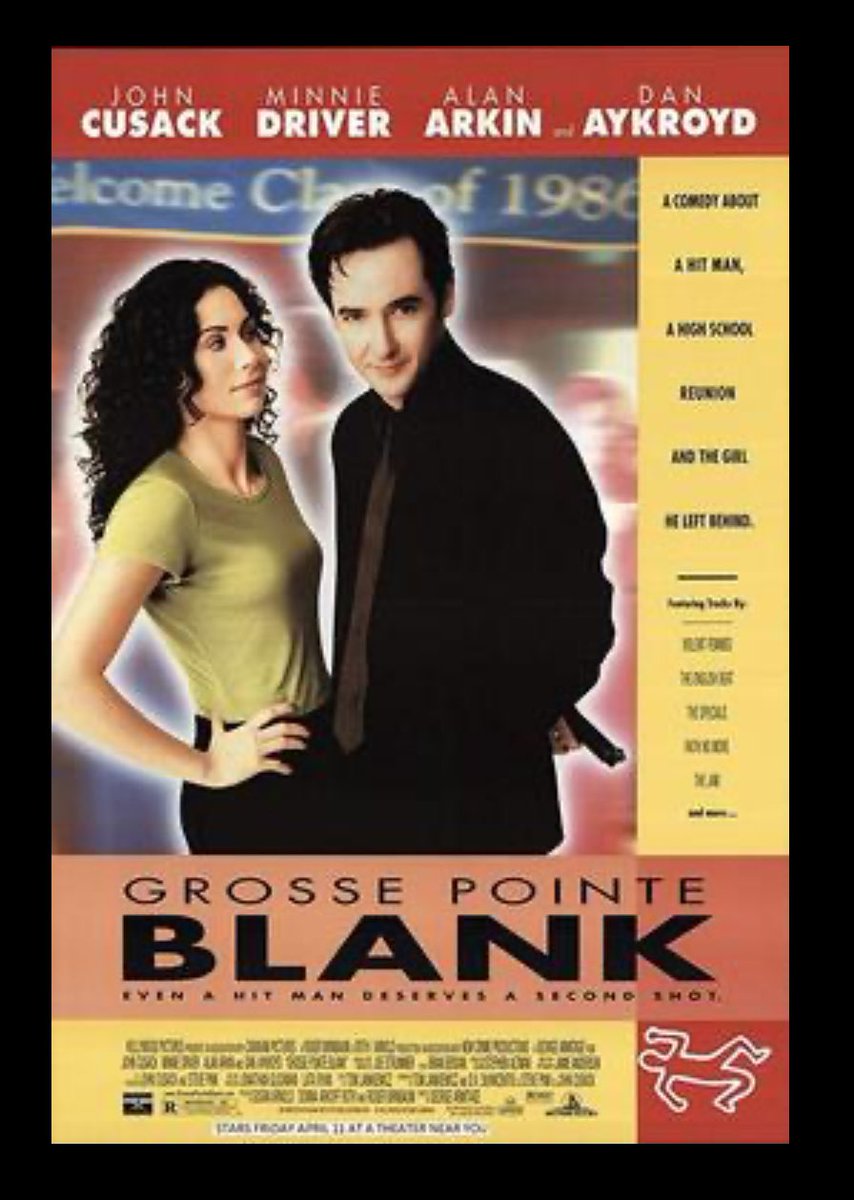Tonight at 10 pm EDT TCM is showing the brilliant, perfect black comedy Grosse Point Blank in its entirety (as opposed to the savagely cut version that airs on channels with commercials). Even better, the movie was chosen by and will be introduced by <a href="/VancityReynolds/">Ryan Reynolds</a>