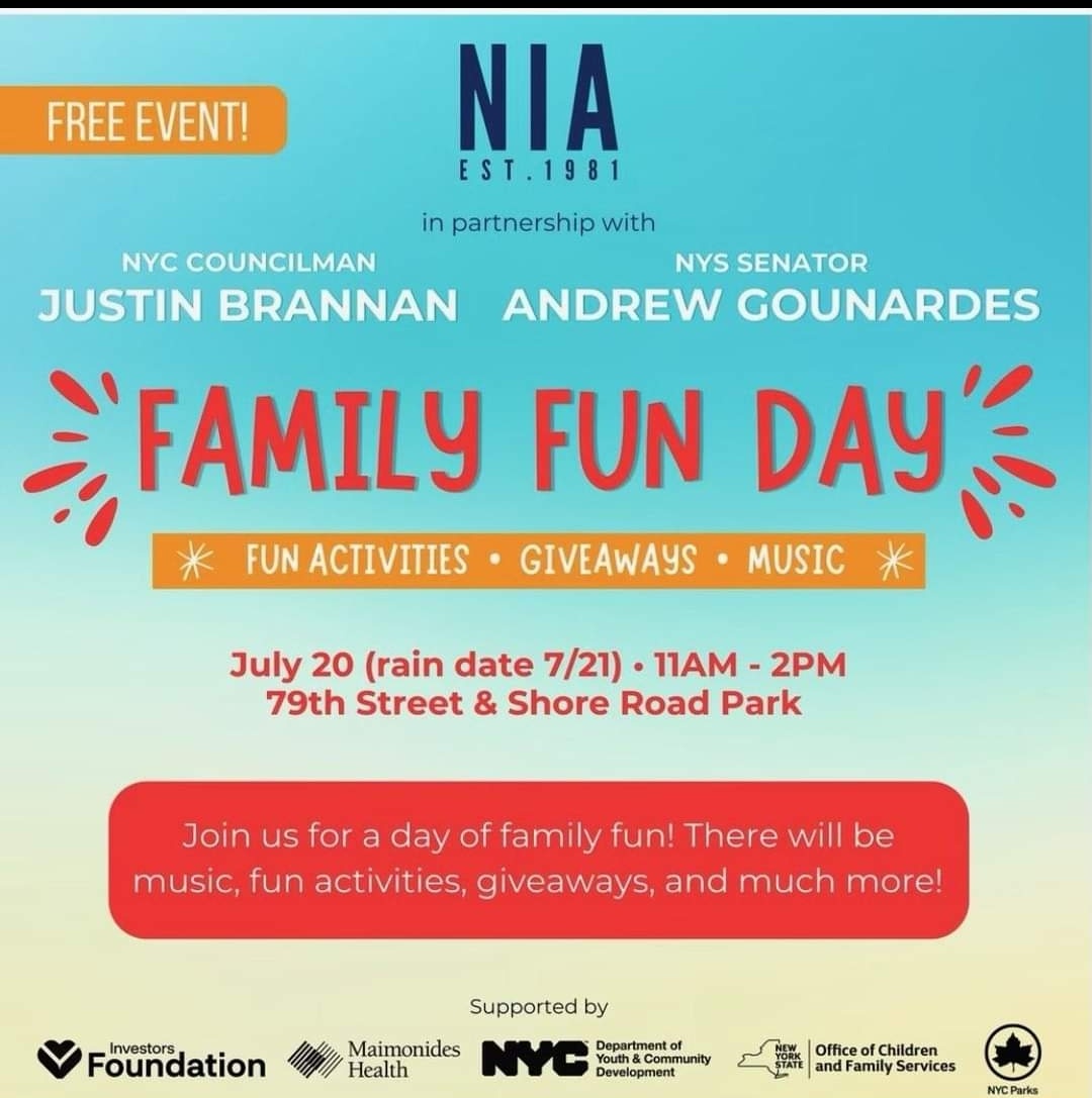 District Leader Chris McCreight doesn't take a day off on weekends and keeps working helping to organize fun family events in our Assembly District 46.