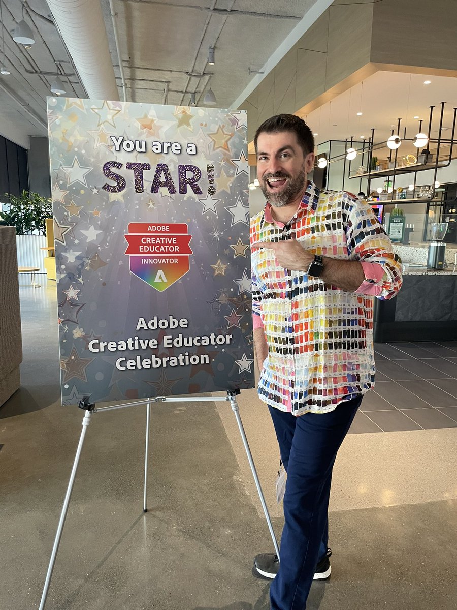 mr_soracco's tweet image. This past week was truly motivational and inspiring when meeting fellow #ACE Innovators at the @Adobe HQ. CANNOT wait to bring back everything we experienced back to my fellow educators I serve! #CreativityForAll @AdobeForEdu