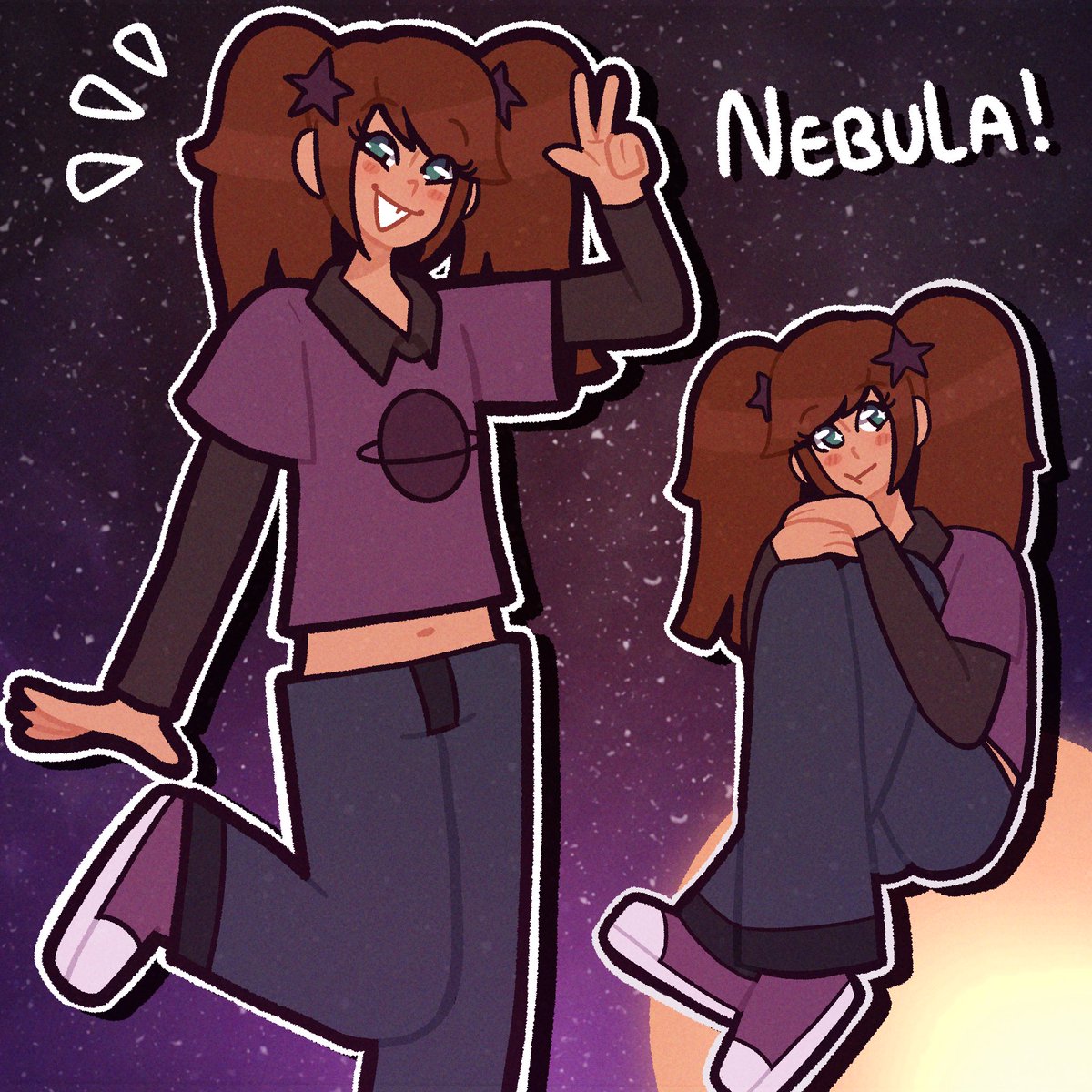 LoserByNaturee's tweet image. I like her design :3
#mentalmadness #mmtroubleinvegas #nebula #fanart